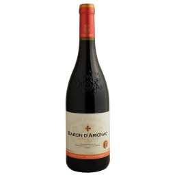 Vynas BARON DARIGNAC raudonasis, pusiau saldus, 12 %, 750 ml