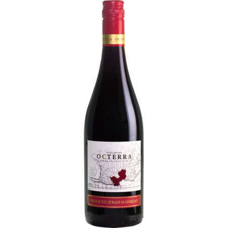 Vynas OCTERRA SYRAH MARSELAN, raudonas, sausas,13%, 0.75 l