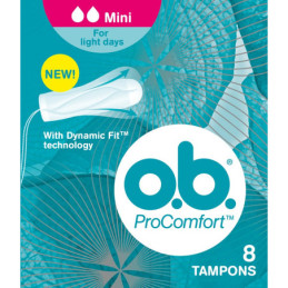 Tamponai O.B. PRO COMFORT MINI, 8 vnt.