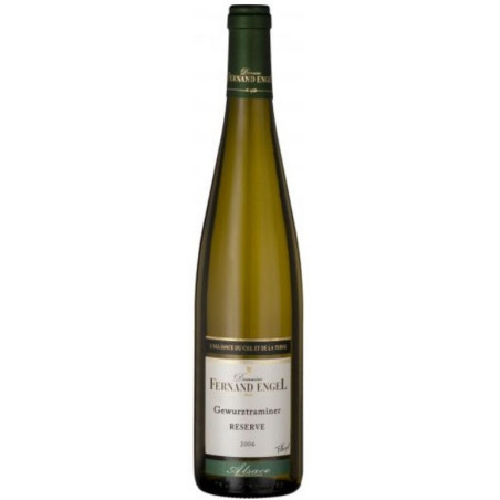 Vynas F.Engel Gewurztraminer Res. , balt., p. saldus 13 % 0.75l