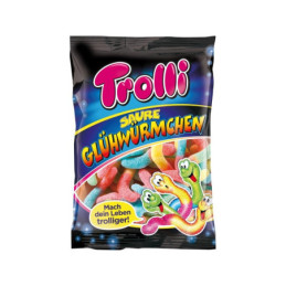 Guminukai TROLLI rūgštūs kirminai, 200 g