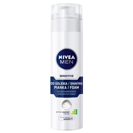 Vyr. skutimosi putos NIVEA MEN Sensitive jautriai od., 200ml