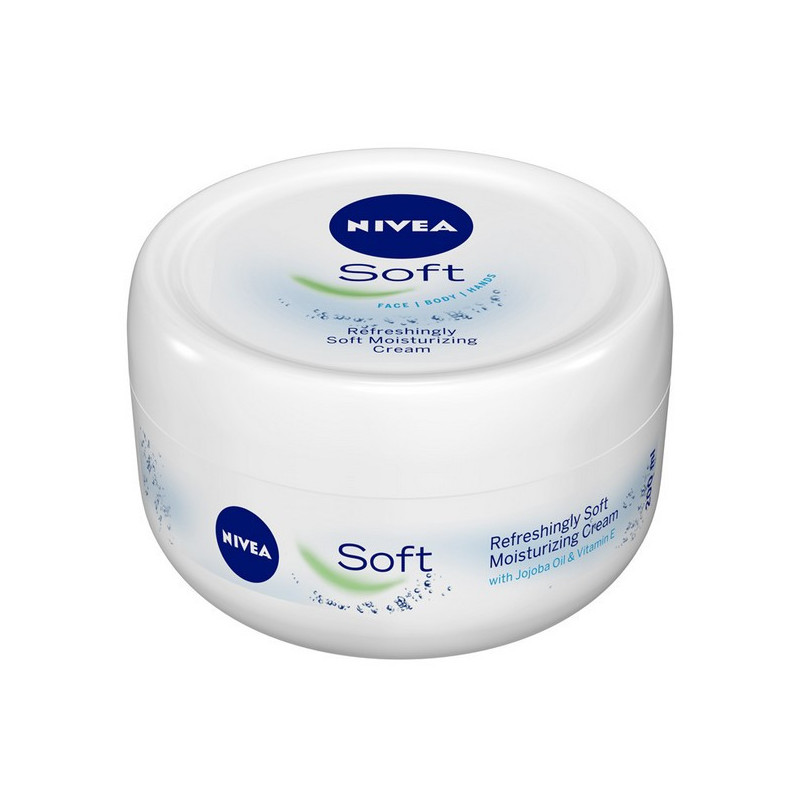 Drėkinamasis kūno kremas NIVEA Soft, 200 ml