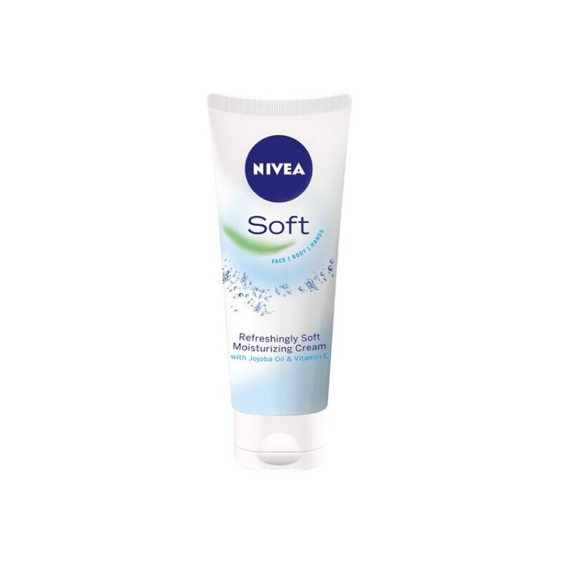 Drėkinamasis kūno kremas NIVEA Soft, 75 ml