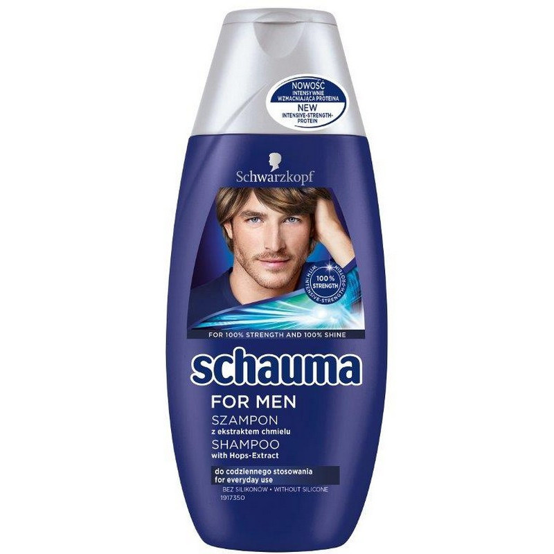 Šampūnas su apynių ekstr. SCHAUMA FOR MEN, 250 ml