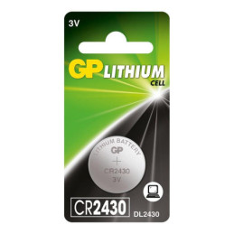 Elementas GP LITHIUM CR2430, 3V