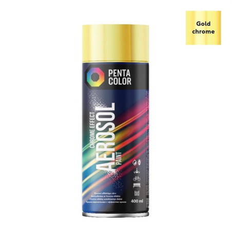 Aerozoliniai dažai Pentacolor aukso - chromo spalvos 400ml