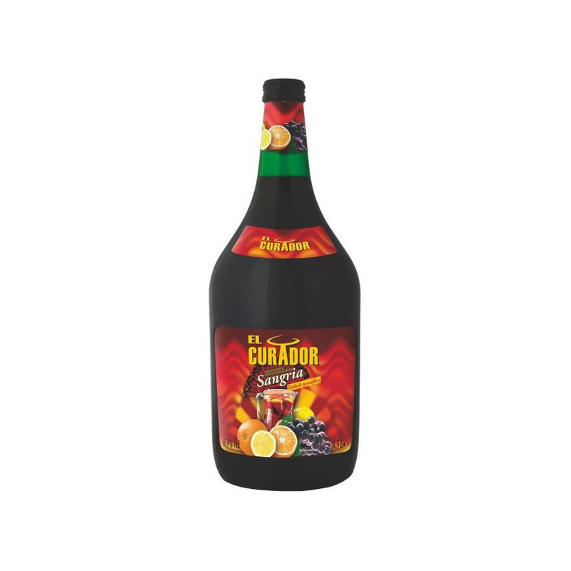 Raudonas aromatizuotas saldus vyno gėrimas HAUSER SANGRIA, 6.9 %, 1.5 l