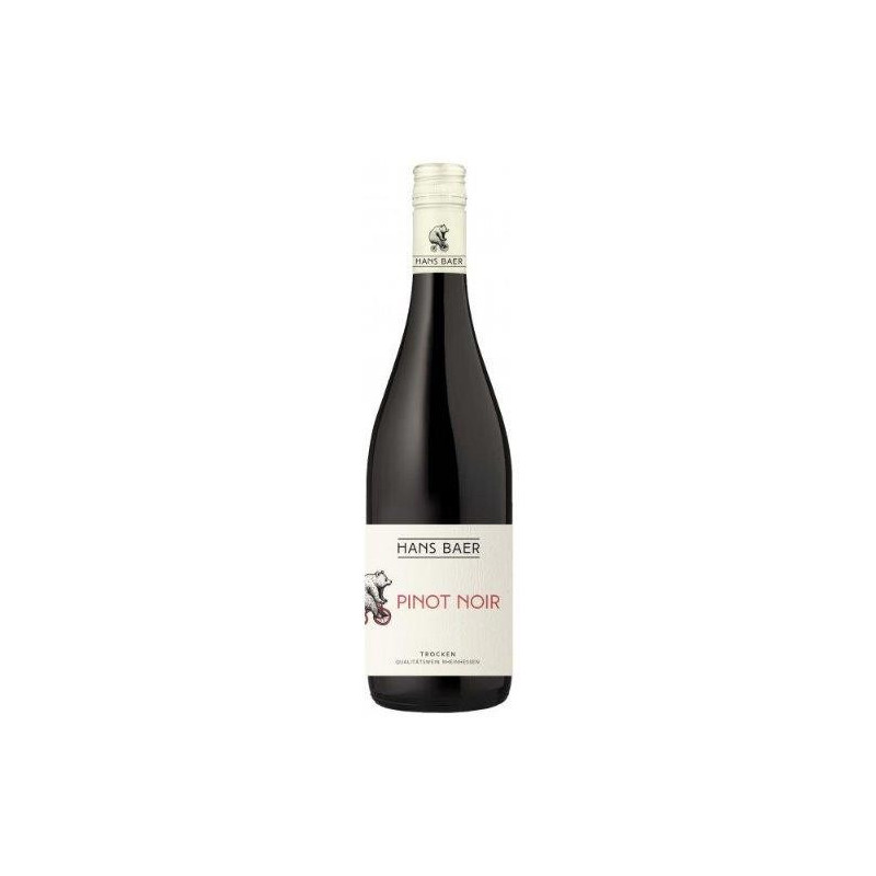 Vynas HANS BAER Pinot Noir, raudonas, sausas, 13,5 %, 750ml