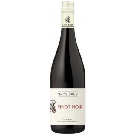 Vynas HANS BAER Pinot Noir, raudonas, sausas, 13,5 %, 750ml