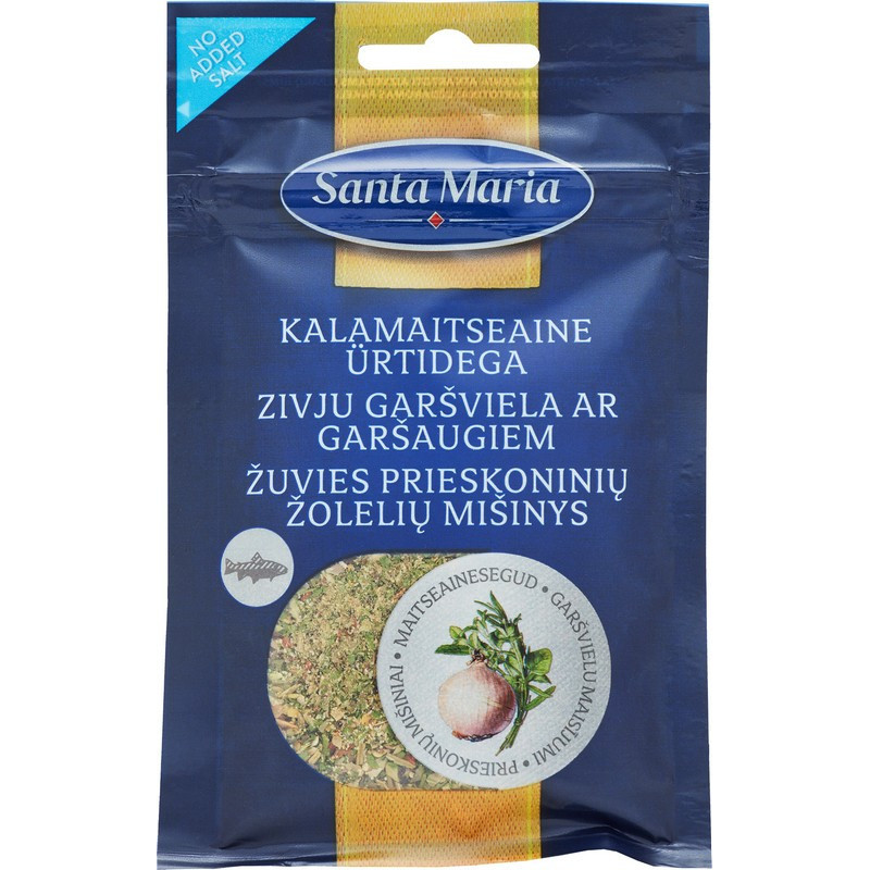 Prieskoninių žolelių mišinys žuviai SANTA MARIA, 15 g