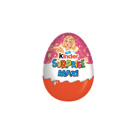 Šok. kiaušinis KINDER SURPRISE MAXI PINK, 100 g