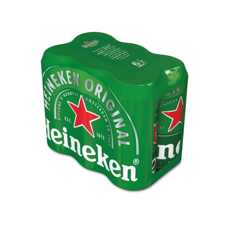 Alus HEINEKEN, 5 %, 6 x 500 ml