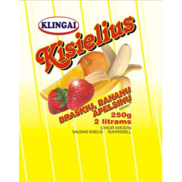 Kisielius KLINGAI miško uogų skonio, 250 g