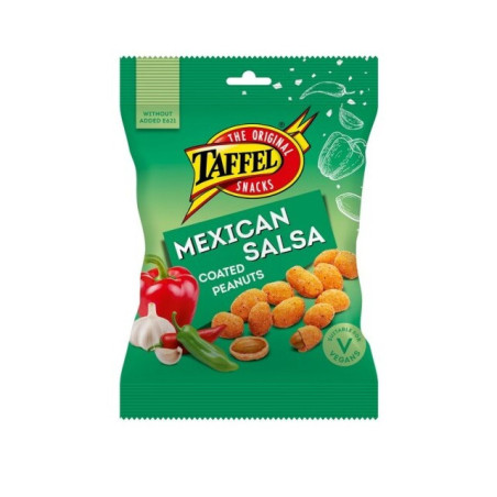 Žemės riešutai TAFFEL MEXICAN SALSA, sūdyti, 140 g