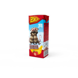 Bananų - braškių sulčių gėrimas ZOO ICE AGE, 9%, 0.2 l