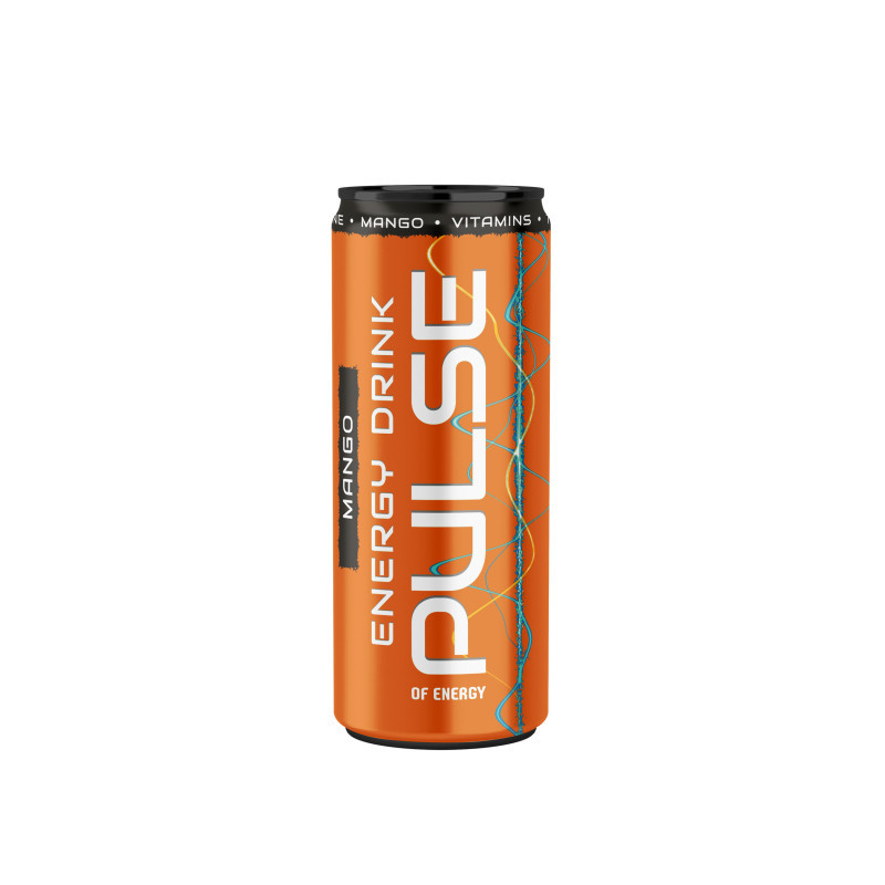 Energinis gėrimas PULSE mangų skonio, 250 ml
