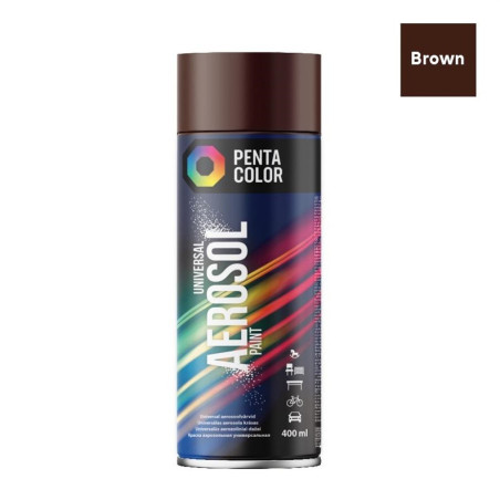 Aerozoliniai dažai Pentacolor rudi R8017 400ml