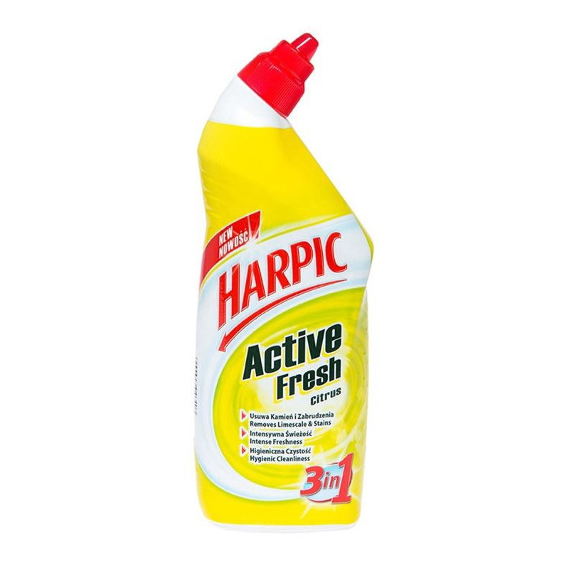 Unitazų valiklis Harpic Active Fresh Citrus, 0,75 l