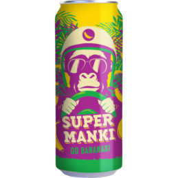 Gaivusis gėrimas SUPER MANKI, GO BANANAS, 330 ml