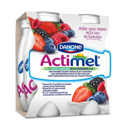 Jog. gėrimas ACTIMEL miško uogų, 4x100 g