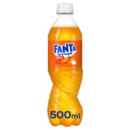 Gazuotas gėrimas FANTA ORANGE ZERO, apelsinų sk., 500 ml