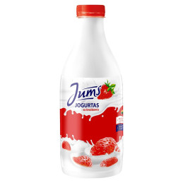 Jogurtas su braškėmis JUMS, 1,5 % rieb, 1 kg