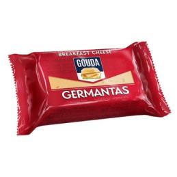 Sūris GERMANTAS, GOUDA, 45% rieb., fas., be laktozės, 200 g