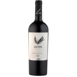 Vynas AETOS RESERVA CABERNET SAUVIG, raud. saus. 13,5% 750ml