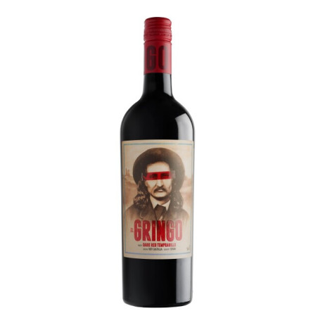 Vynas EL GRINGO DARK RED TEMPRANILLO, raud. saus., 14% 750ml