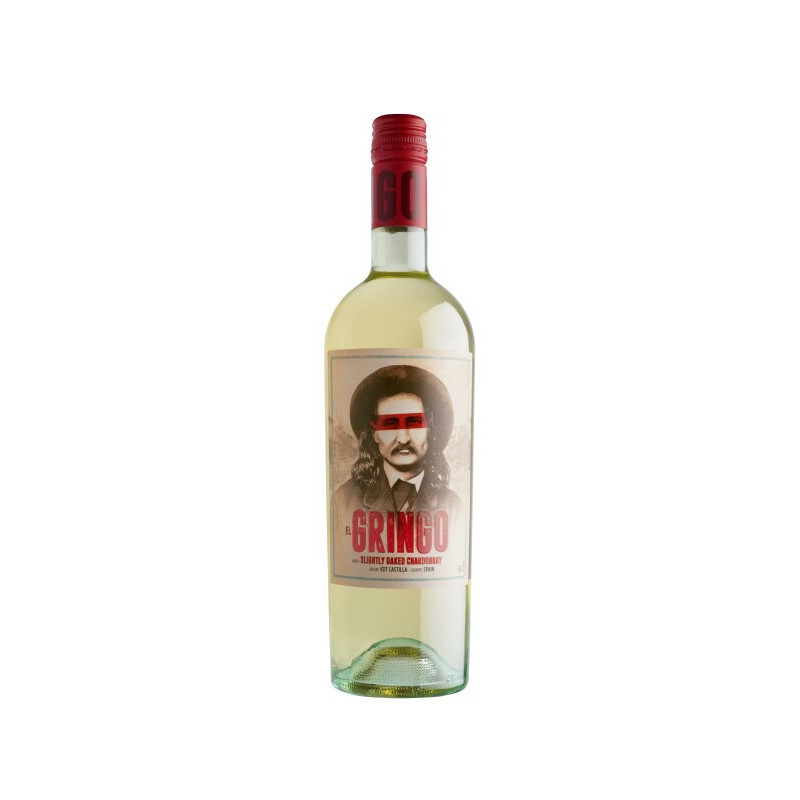 Vynas EL GRINGO OAKED CHARDONNAY, baltas, sausas, 13%, 750ml