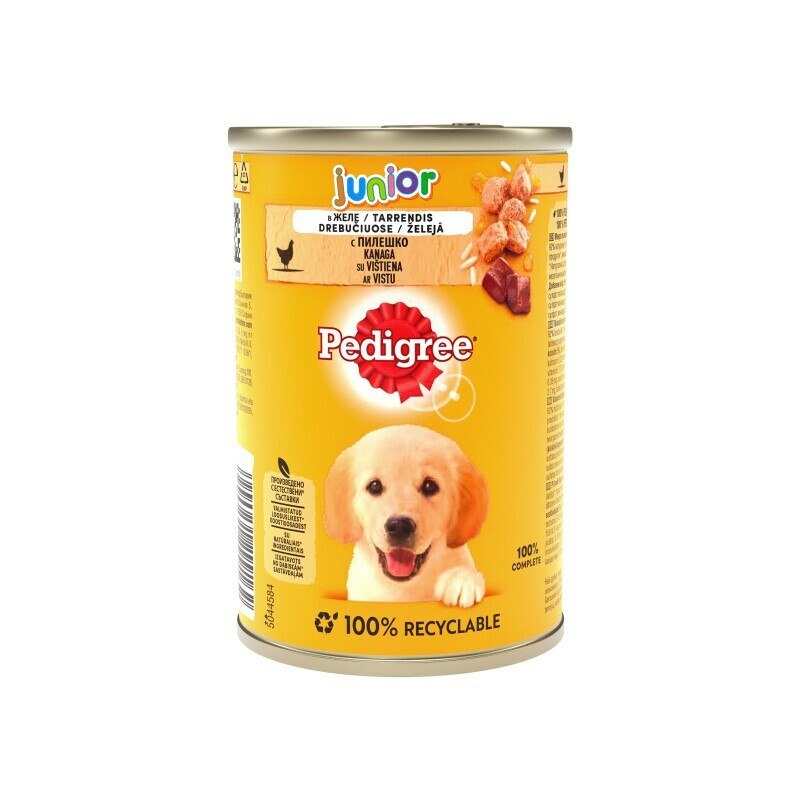 Konservuotas šuniukų ėdalas PEDIGREE su vištiena, 400g