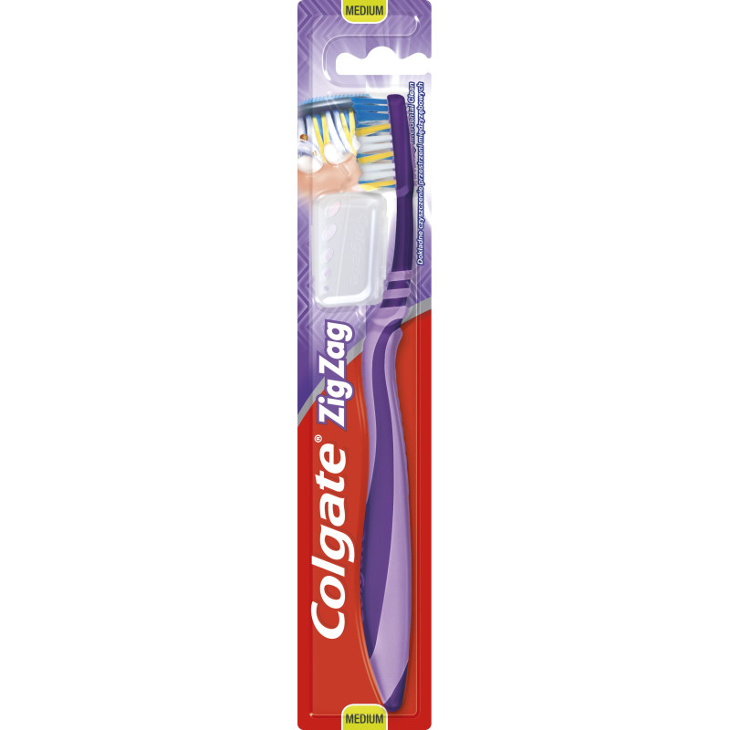 Dantų šepetėlis COLGATE ZIG ZAG, 1 vnt