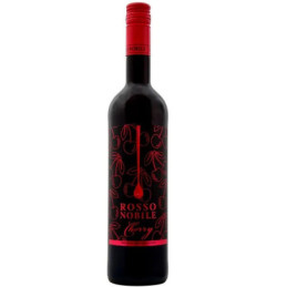 Vynas ROSSO NOBILE CHERRY, rausvasis, saldus, 10%, 750 ml