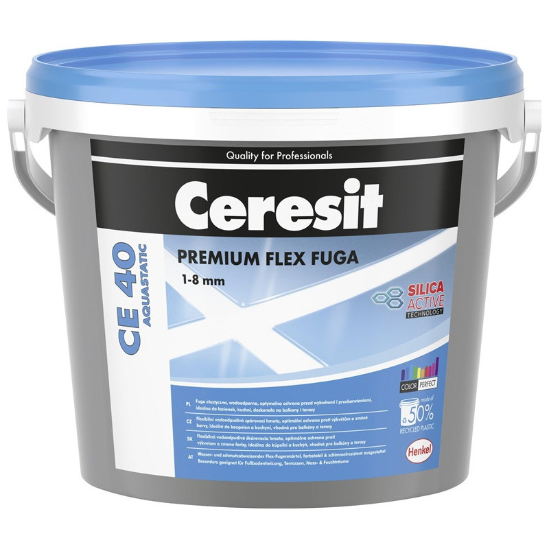 Plytelių siūlių glaistas Ceresit CE 40/01 WHITE, 5 kg