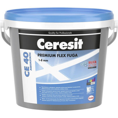 Plytelių siūlių glaistas Ceresit CE 40/01 WHITE, 5 kg