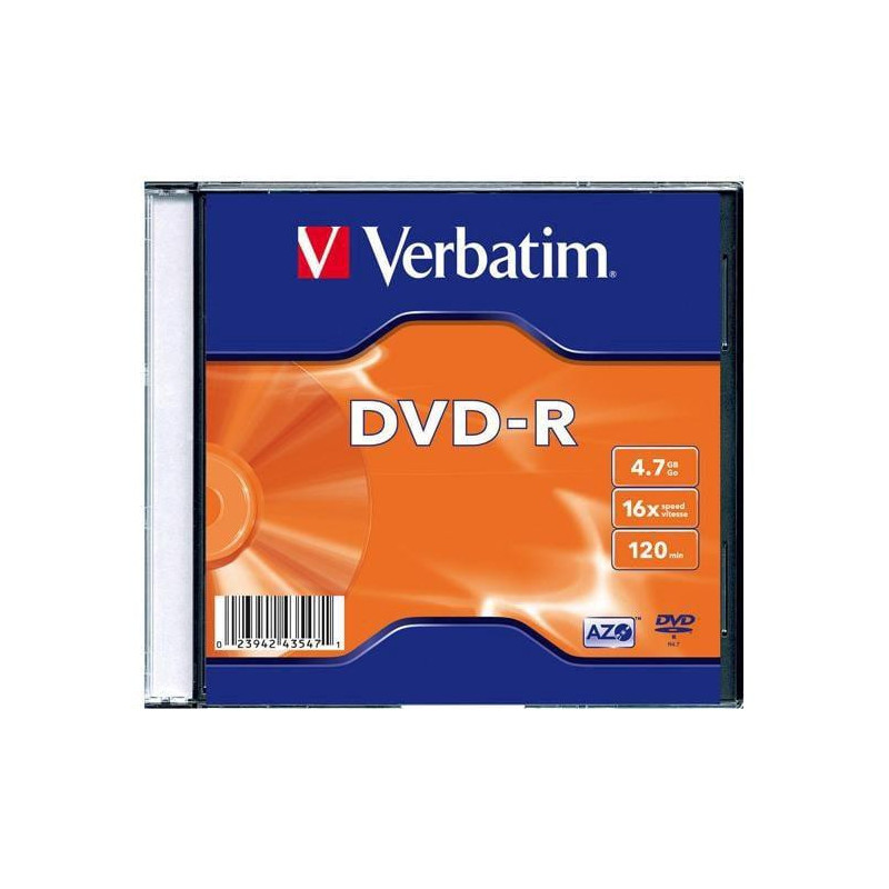 Kompaktinis diskas DVD-R Verbatim, 4,7 GB