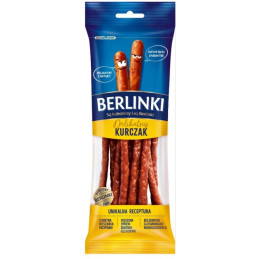 K.r. dešrelės BERLINKI, KABANOS, su vištiena, II r. 85 g