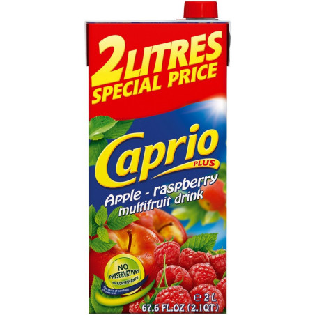 CAPRIO obuolių - aviečių gėrimas, 2 l