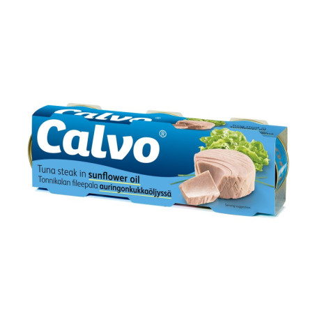 CALVO tunas saulėgrąžų aliejuje, 240 g