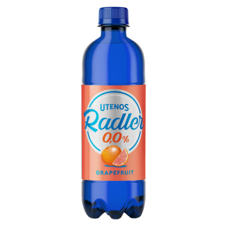 Nealk. alaus kokteilis UTENOS RADLER, greip. skonio, 500 ml