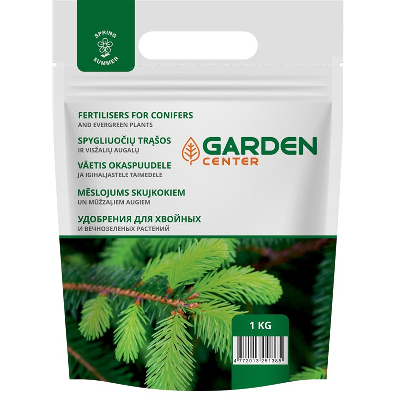 Sgyliuočių ir visžalių augalų trąšos GARDEN CENTER, 1 kg