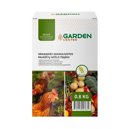 Ekologiškos organinės trąšos Activit Garden Center, 800 g