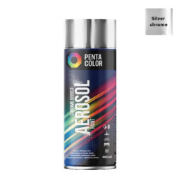 Aeroziliniai dažai Pentacolor sidabro - chromo spalvos 400ml