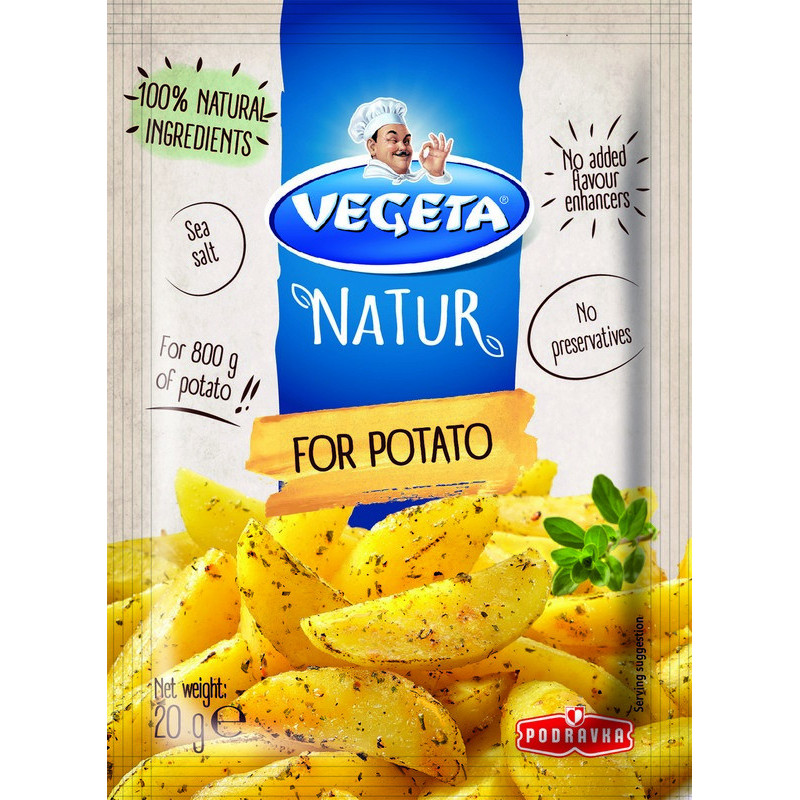 Prieskoniai bulvėms VEGETA NATUR, 20 g