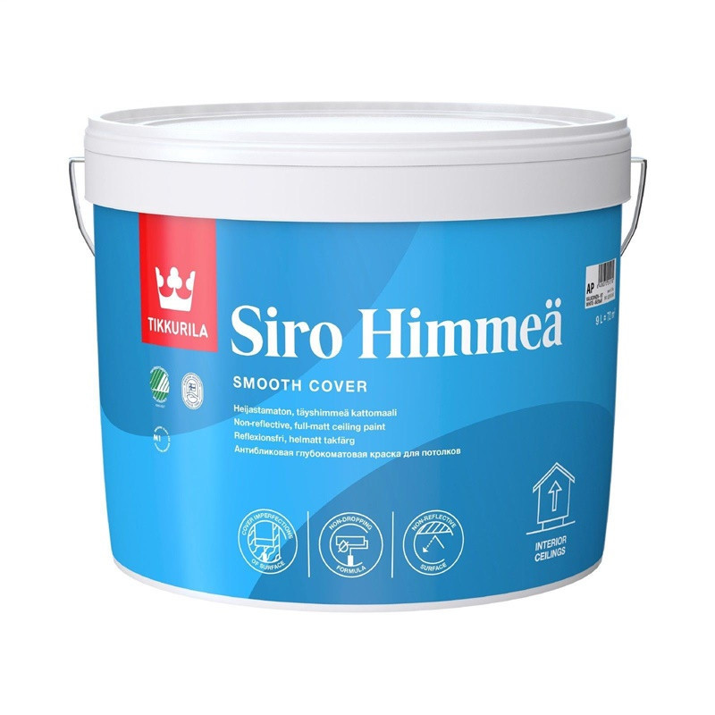 Lubų dažai Tikkurila Siro Himmea, balti, 9 l