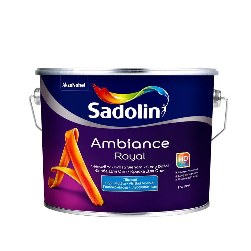 Dažai SADOLIN AMBIANCE ROYAL BW, 2,5 l