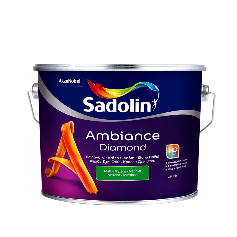 Dažai SADOLIN AMBIANCE DIAMOND BW, 2,5 l