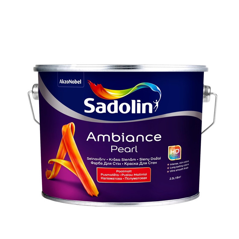 Dažai SADOLIN AMBIANCE PEARL BW, 2,5 l