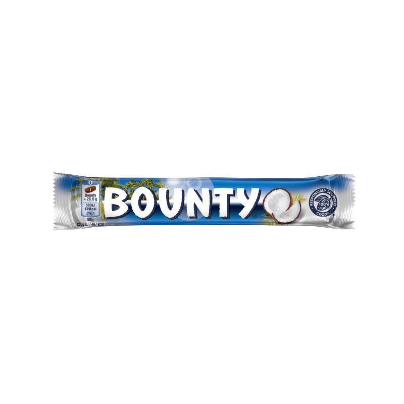 Šokoladinis batonėlis BOUNTY MILK, 57 g